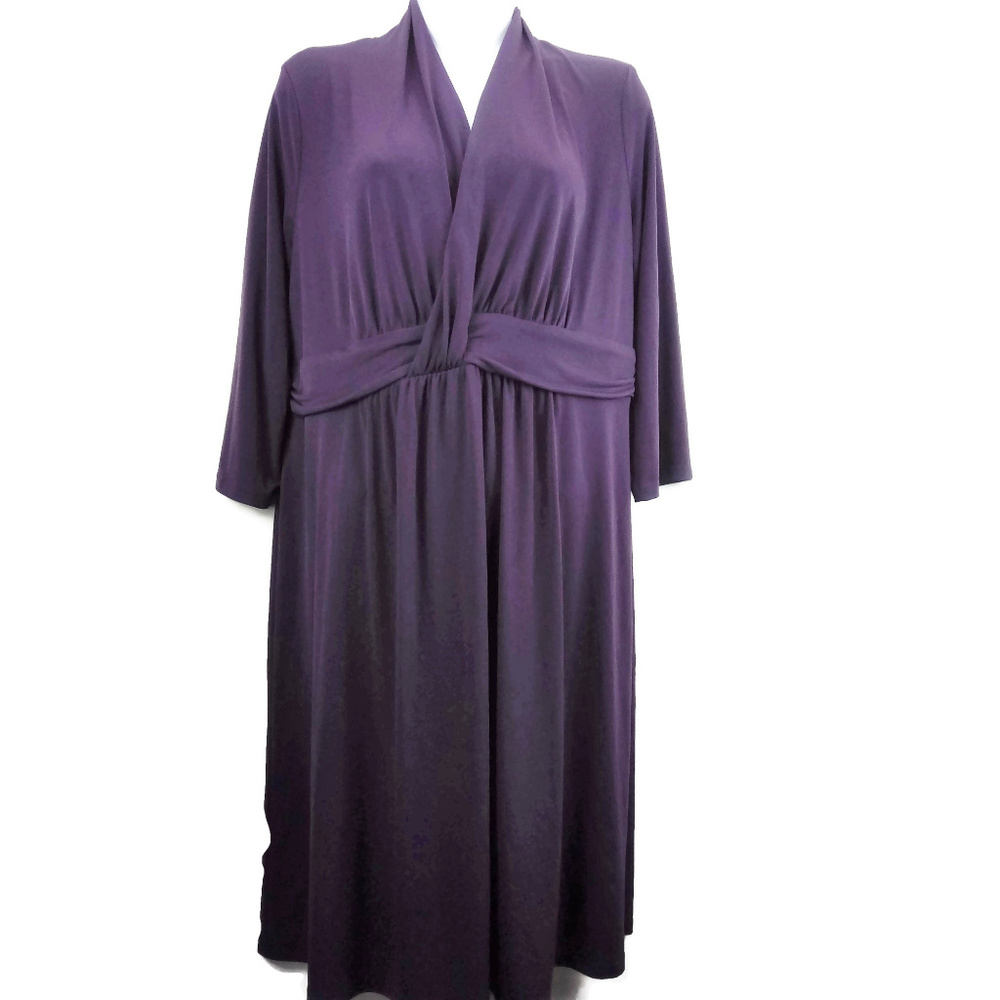 Motherhood Maternity Purple Knit Midi Dress